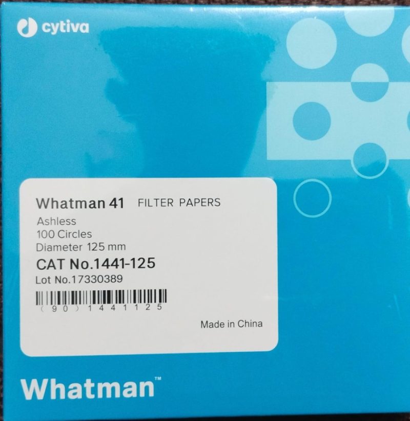 Kertas Saring whatmann No 41 diameter 125mm