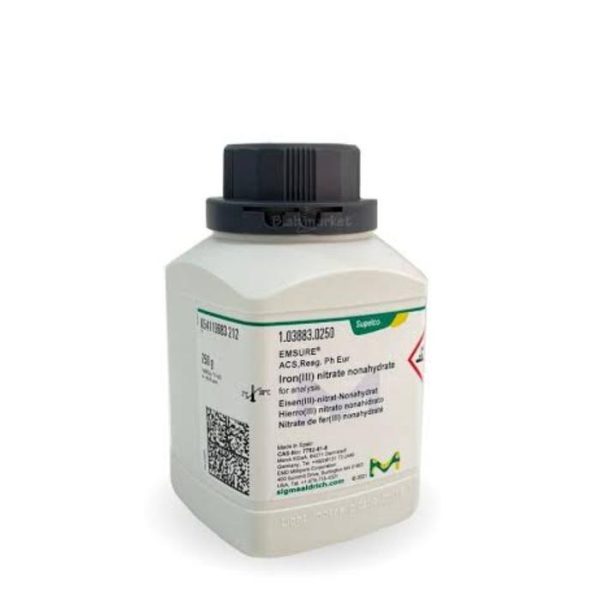 Iron (III) nitrate nonahydrate, 250g, Merck 1.03883.0250